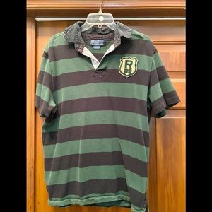 ❤ “POLO by Ralph Lauren” Men’s Stripe Shirt L EUC